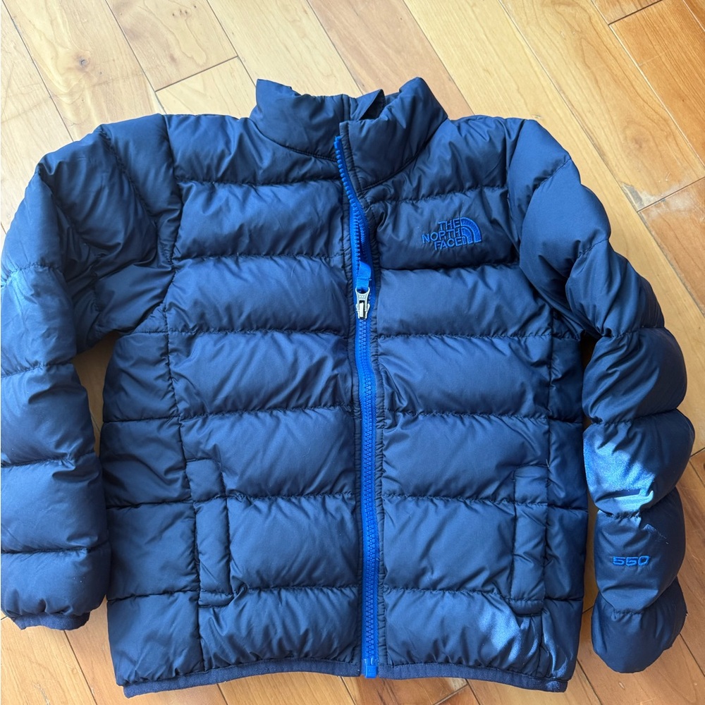 The North Face Kids Navy Puffer Jacket